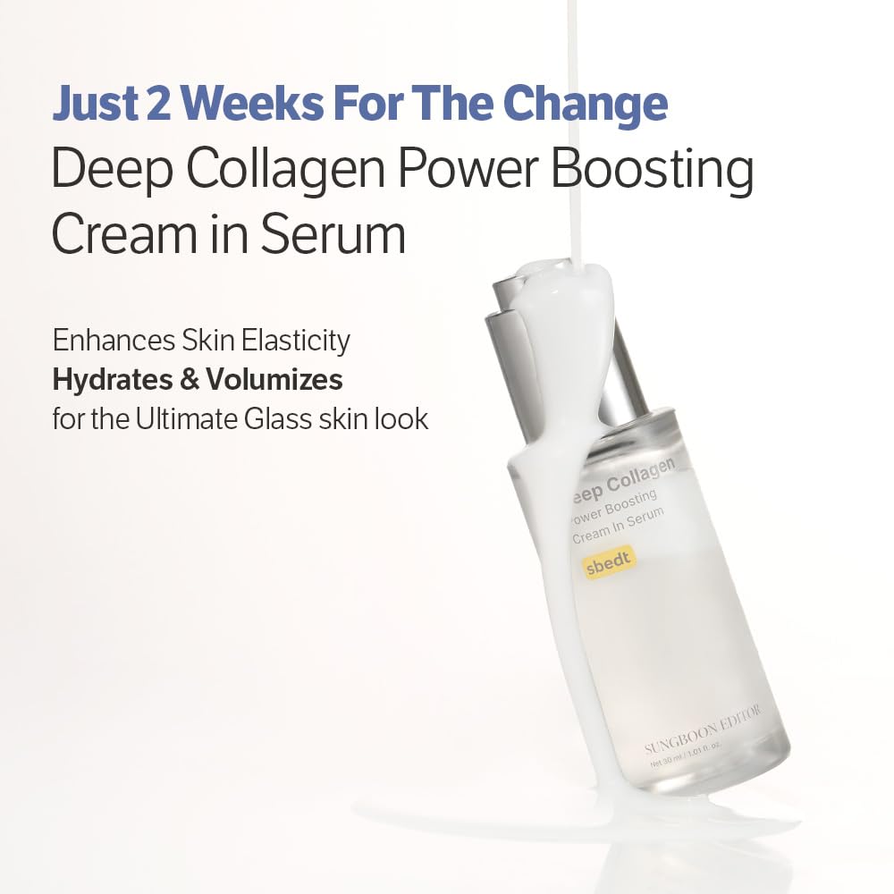 Sungboon Editor Deep Collagen Power Boosting Cream In Serum