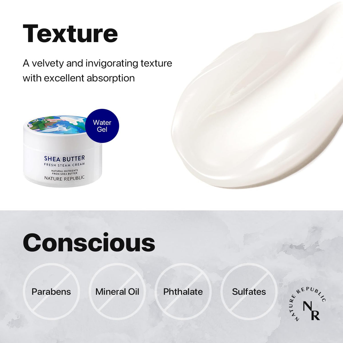Nature Republic Shea Butter Fresh Steam Cream