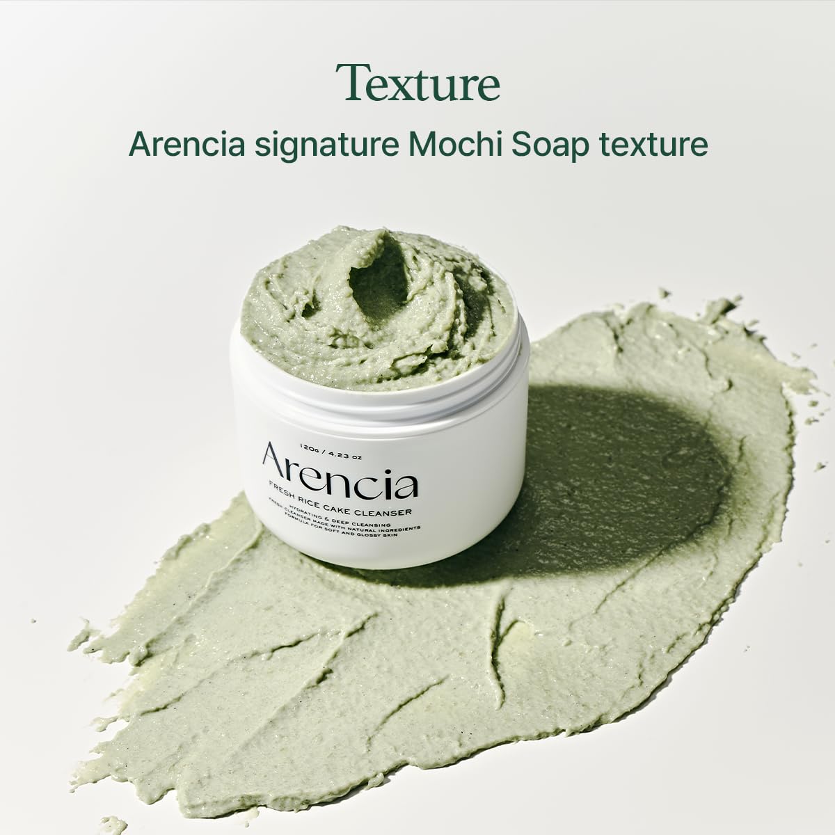 Arencia Fresh Green Rich Mochi Cleanser