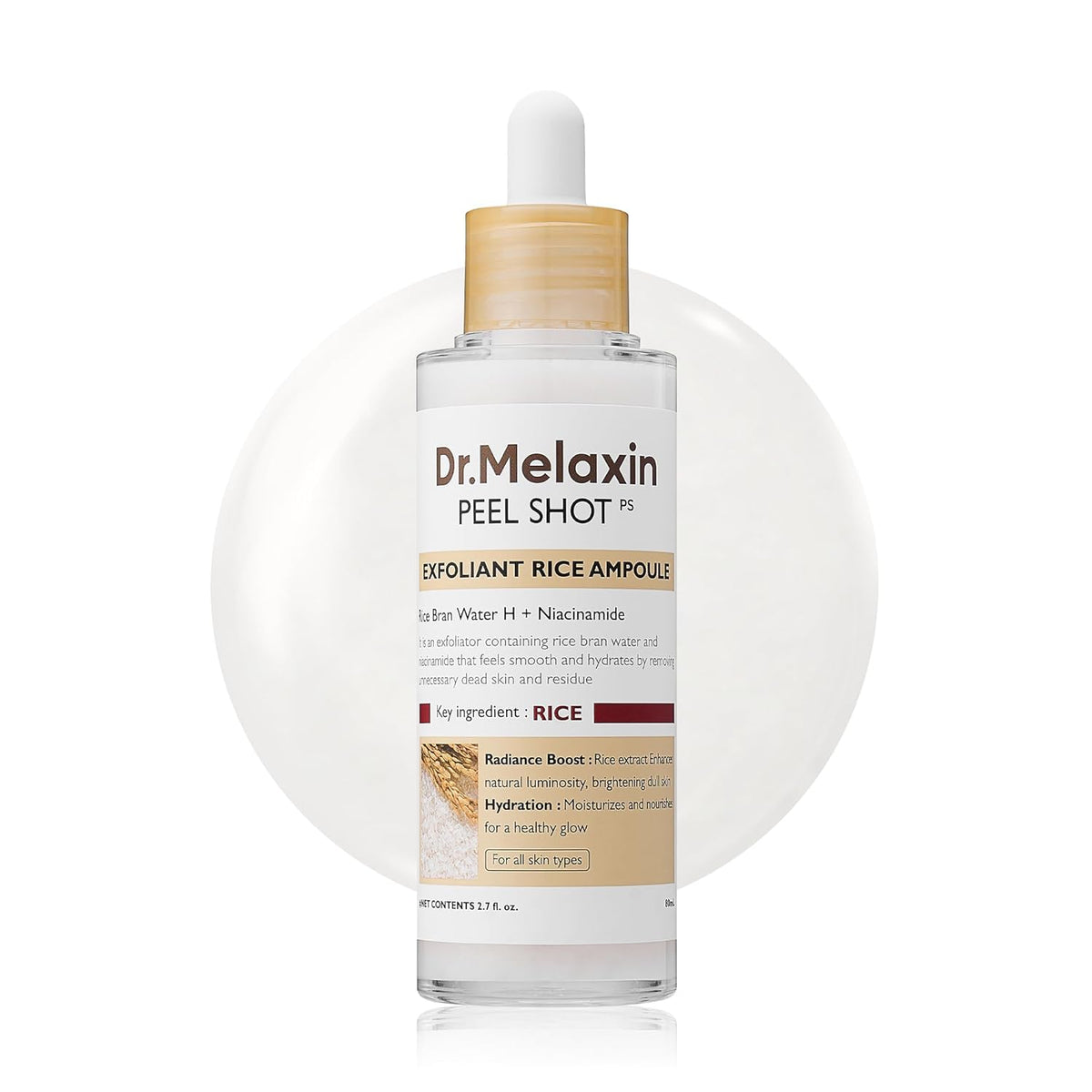 Dr. Melaxin Peel Shot Exfoliant Rice Ampoule