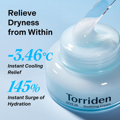 Torriden Dive In Low Molecular Hyaluronic Acid Soothing Cream