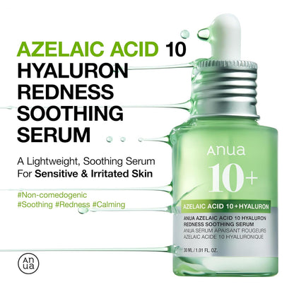 ANUA Azelaic Acid 10 Hyaluron Redness Soothing Serum