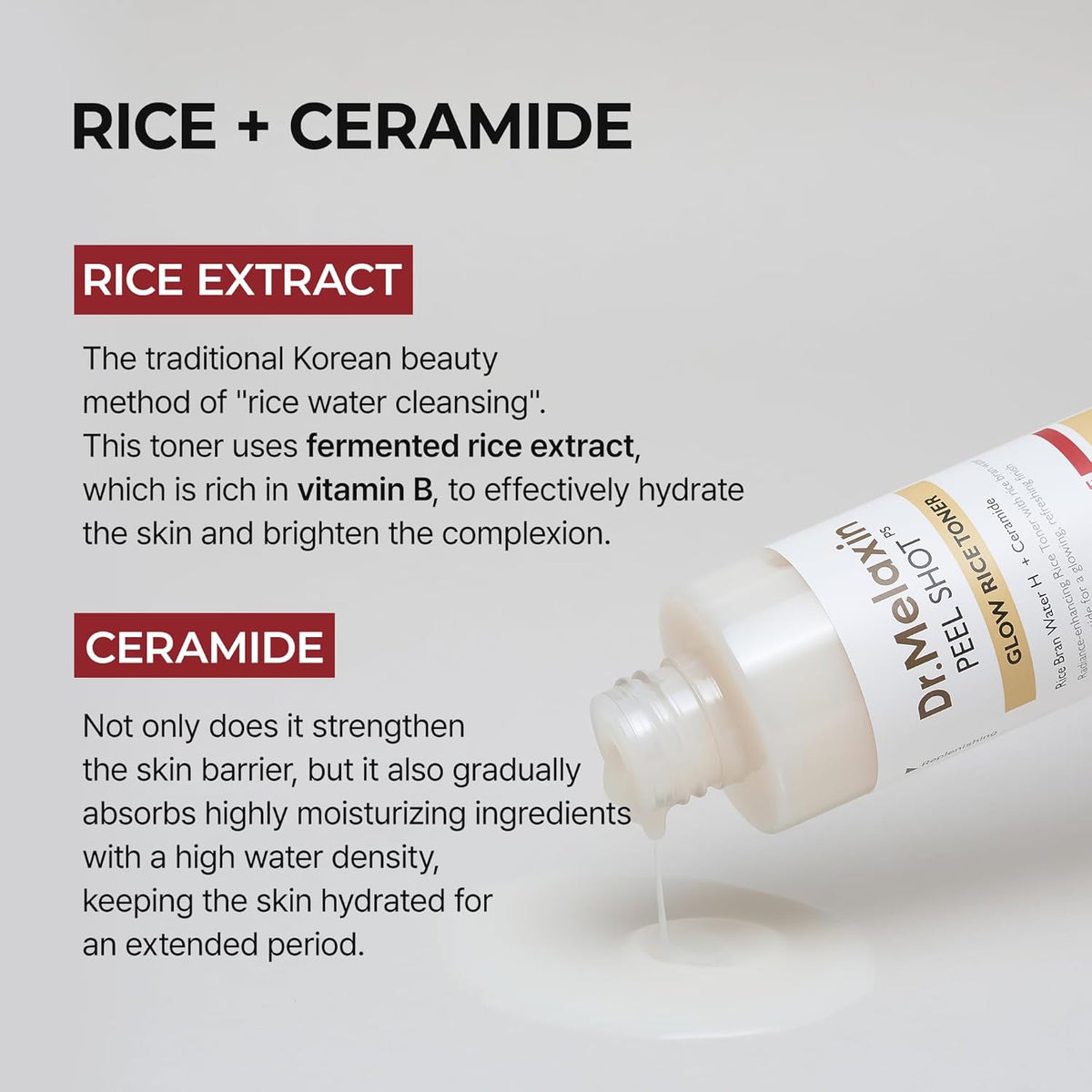 Dr. Melaxin Peel Shot Glow White Rice Toner