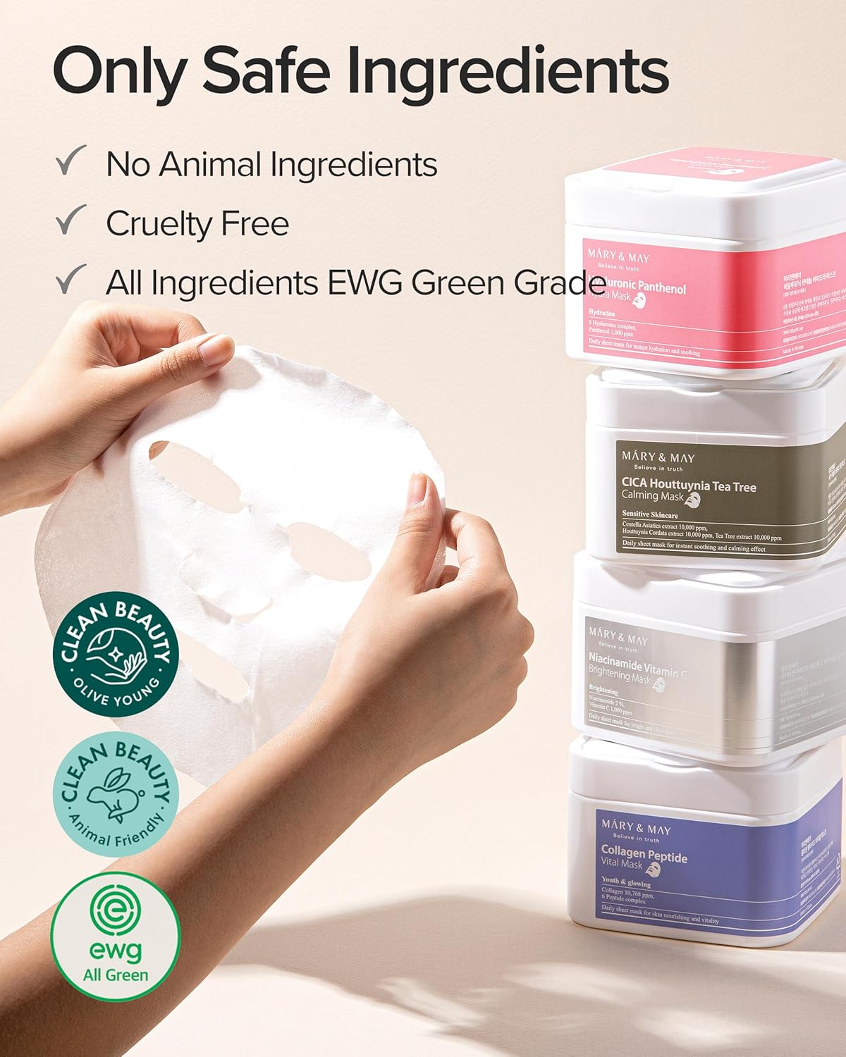 Mary & May Collagen Peptide Vital Mask