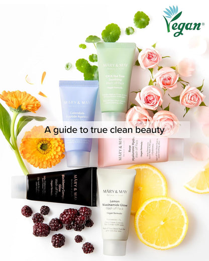Mary & May Vegan Wash Off Mask Mini Gift Set