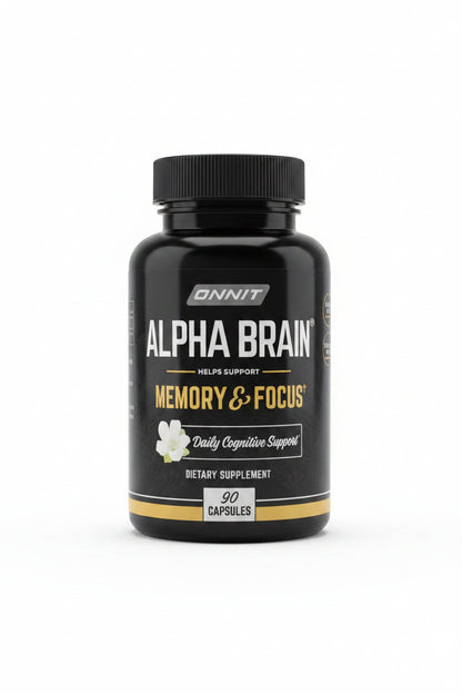 Alpha BRAIN® Cognitive support, including memory, focus & mental processing speed (90 Count)